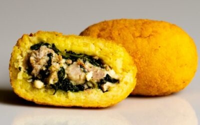 Arancini Paesano Surgelati: Salsiccia, Friarielli e Besciamella per Fornitori e Ristoranti di Eccellenza